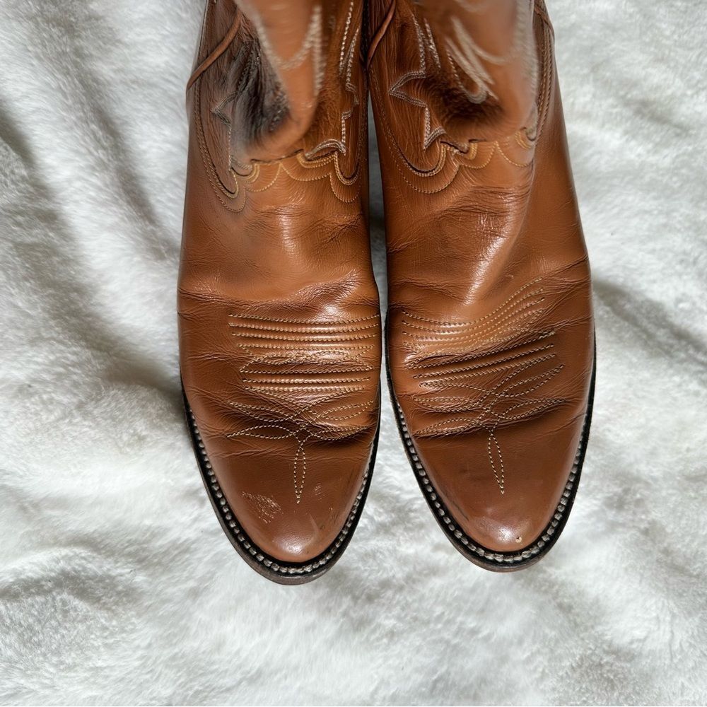 Tony Le Claire Custom Made Cowboy Boot Size 7B - Picture 12 of 12